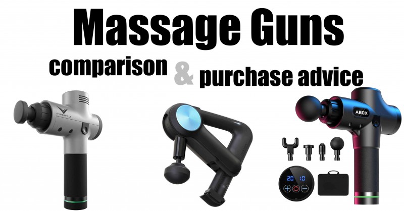 Comparison of massage guns - Which is the best?
