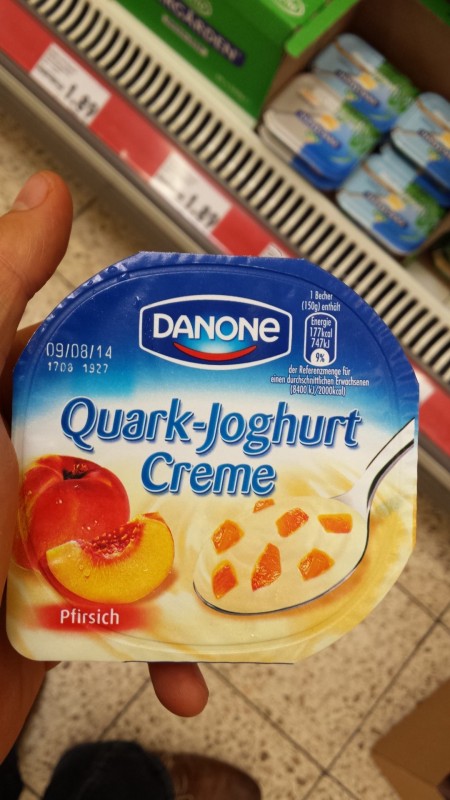 Donone - Quark-Joghurt Creme, Pfirsich | Kalorien, Nährwerte