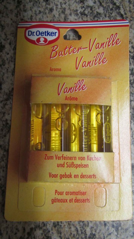 Dr Oetker Butter Vanille Aroma Inhaltsstoffe