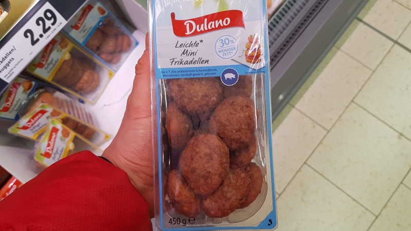 Dulano (Lidl) Frikadellen, Leichte Mini | Kalorien, Nährwerte