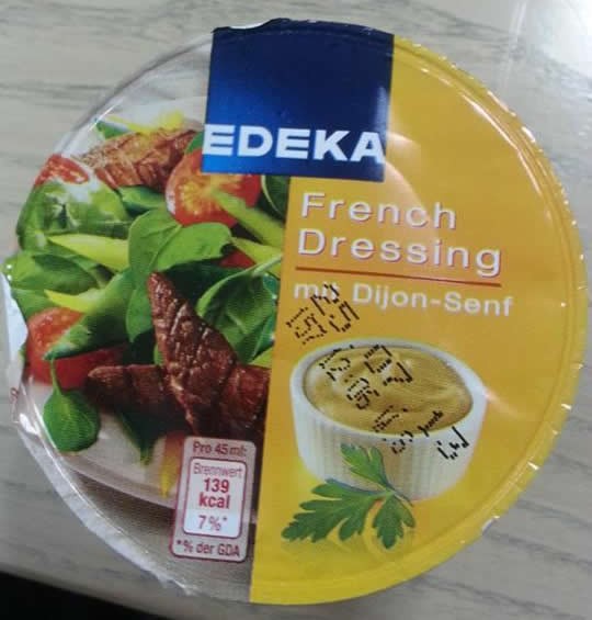 Edeka - French Dressing, mit Dijon-Senf | Kalorien, Nährwerte