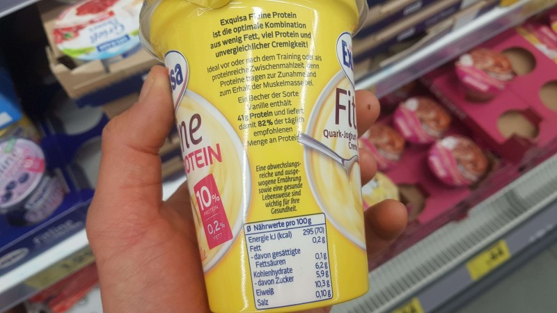 Exquisa - Fitline Quark-Joghurt-Creme Protein, Vanille