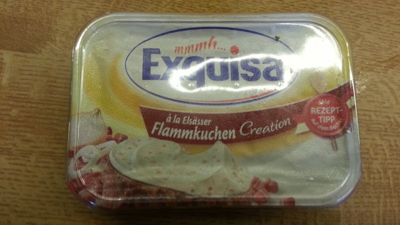 Exquisa - Frischkäse, à la Elsässer Flammkuchen | Kalorien