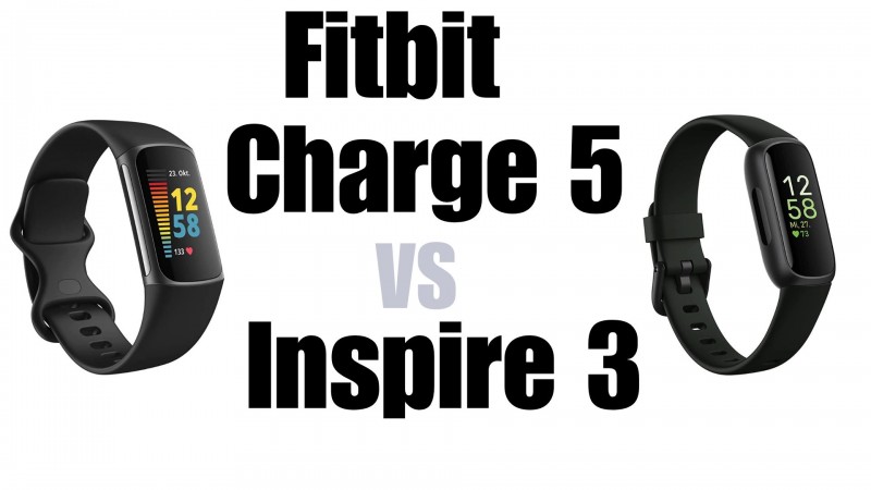 Fitbit Charge 5 vs Inspire 3 - Lequel est le meilleur ?