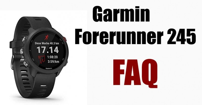 Garmin Forerunner 245 - Fragen & Antworten | FAQ