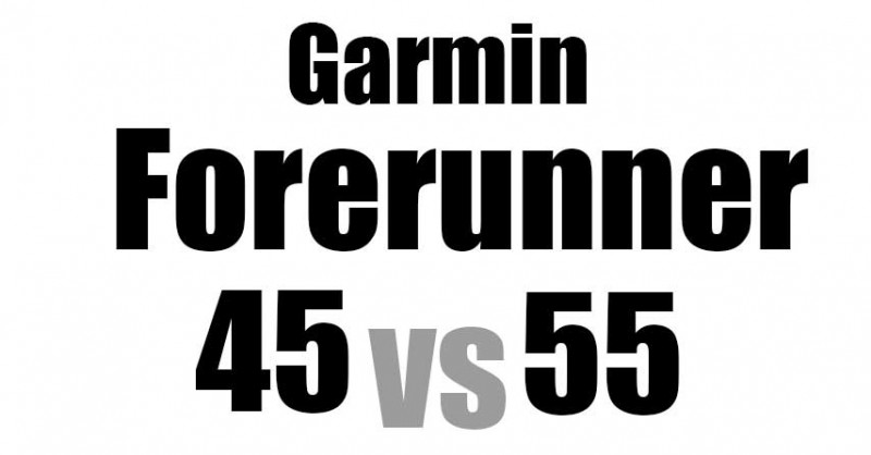 Garmin Forerunner 45 vs 55 - ¿Cuáles son las diferencias?