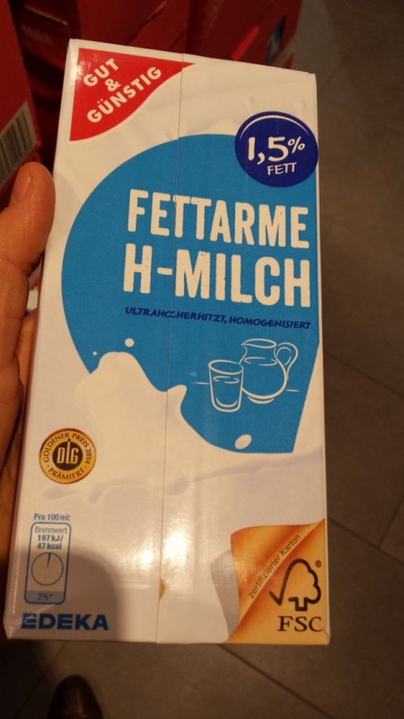 Gut Gunstig Edeka Fettarme H Milch Kalorien Nahrwerte