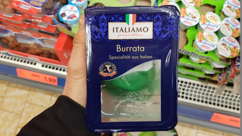 Italiamo - Burrata | Kalorien, Nährwerte, Produktdaten