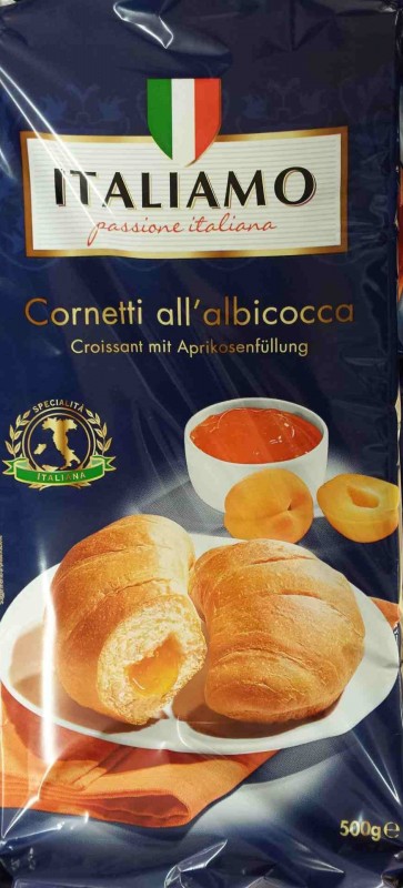 Italiamo - Croissant, mit Aprikosenfüllung - Cornetti all albicocca