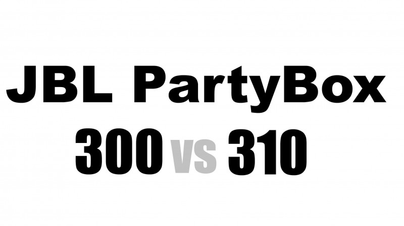 JBL PartyBox 300 vs 310 - ¿Cuál es la diferencia?