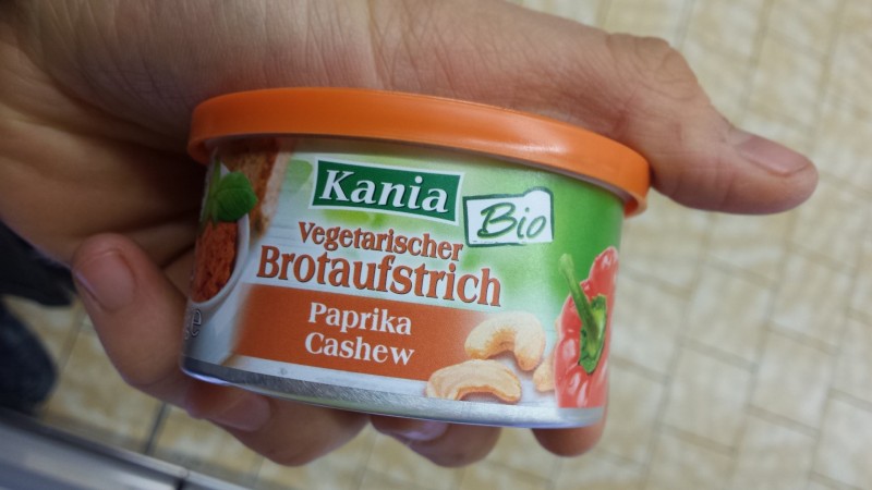 Kania Bio (Lidl) Vegetarischer Brotaufstrich, Paprika Cashew