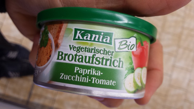 Kania Bio (Lidl) Vegetarischer Brotaufstrich, Paprika-Zucchini-Tomate