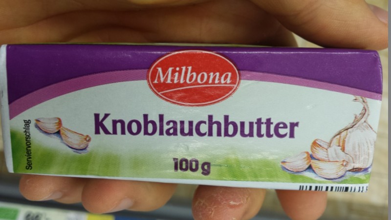 Milbona (Lidl) Butter, Knoblauchbutter | Kalorien, Nährwerte