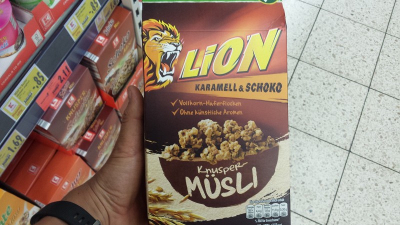 Nestle - Knusper-Müsli, Lion Karamell &amp; Schoko | Kalorien