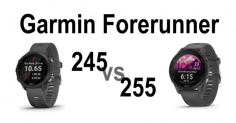 Garmin Forerunner 245 vs 255 - ¿Cuáles son las diferencias?