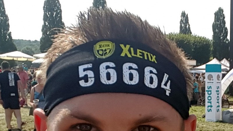 Teilnehmer Stirnband bei der XLETIX Challenge 2016